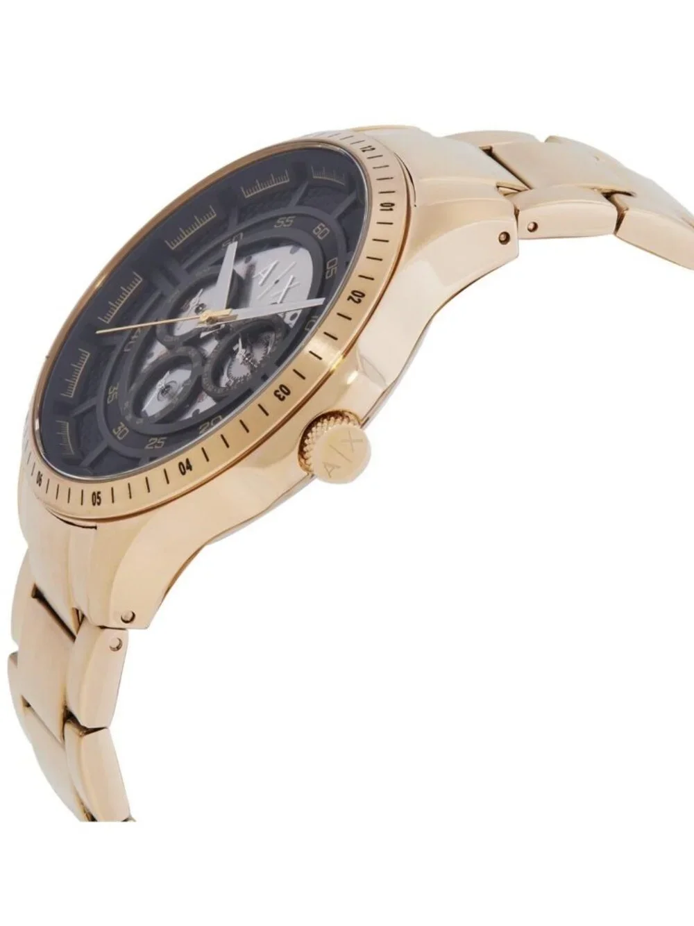 NWT Armani Exchange Hampton Quartz Black Dial Men's Watch